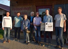 Besuch der VHS-Teilnehmer des Kurses "Klimafit" beim Biolandhof Antoni in Bad Dürrheim
