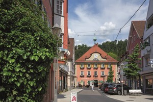 Blick auf das Restaurant "Zum Alten Rathaus"